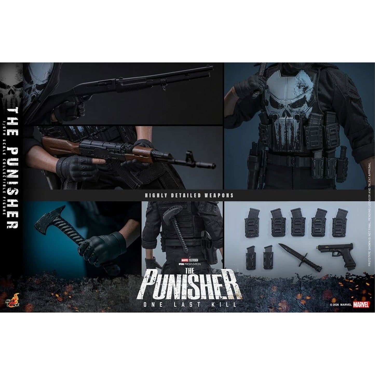 Marvel Television Masterpiece 1/6 The Punisher -Action Figure