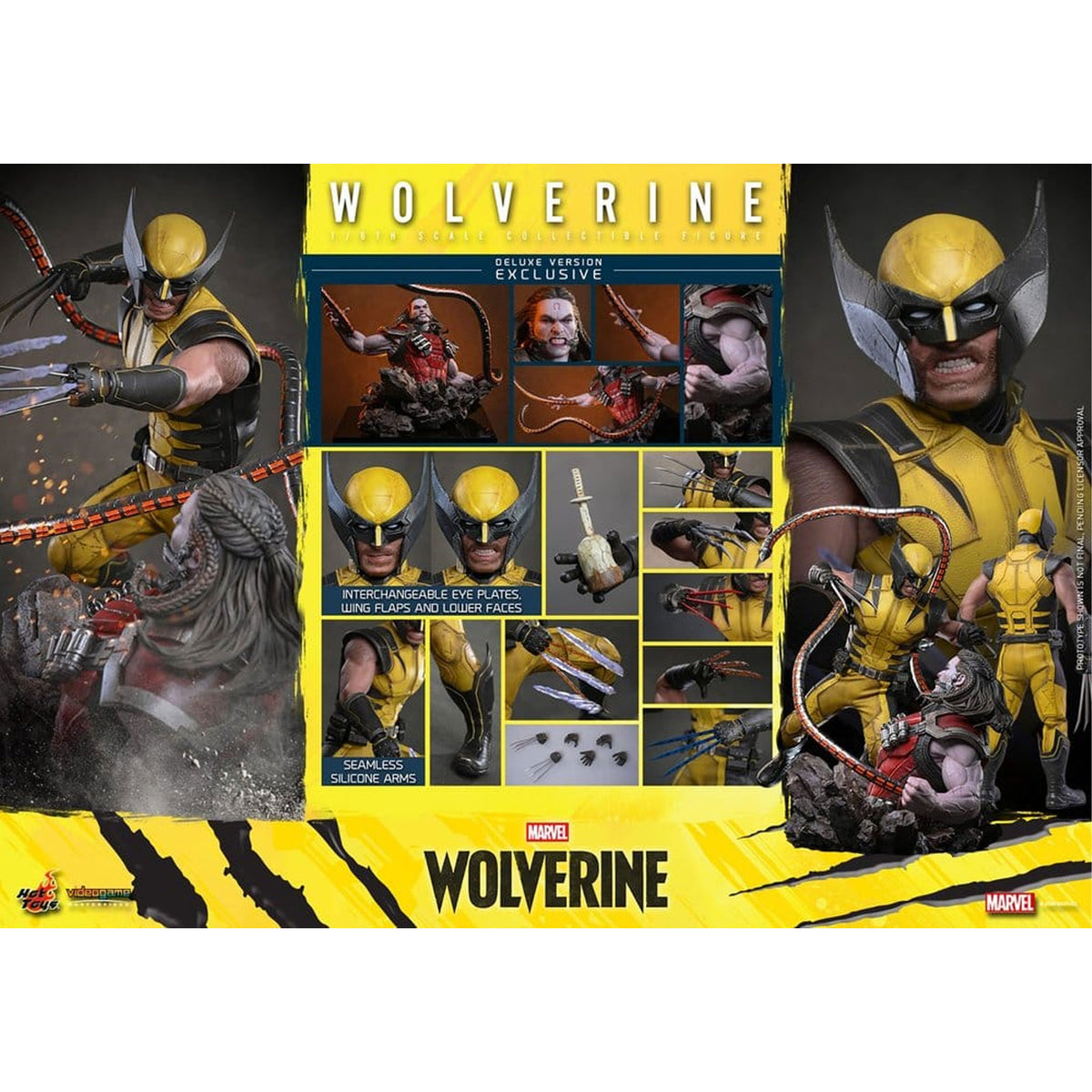 Marvel Video Game Masterpiece 1/6 Wolverine (Deluxe Version) -Action Figure