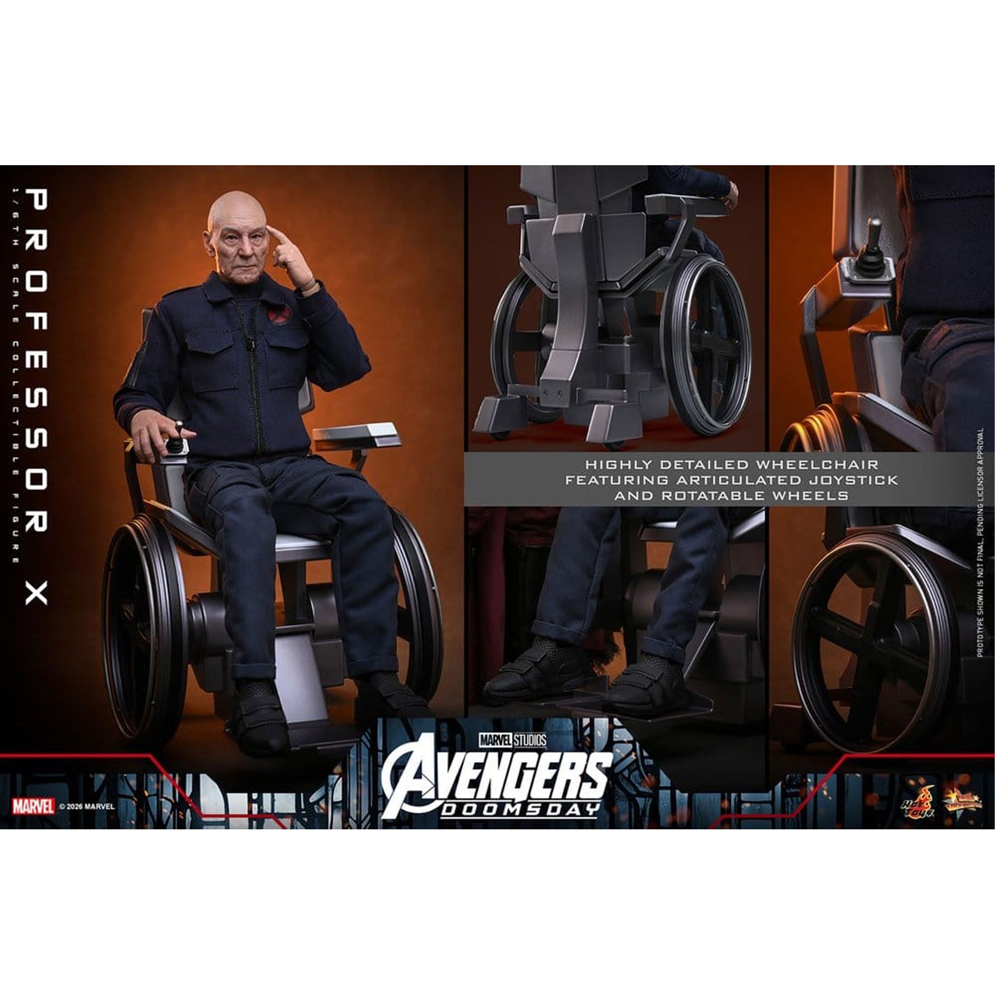 Marvel X-Men 1/6 Professor X -Action Figure