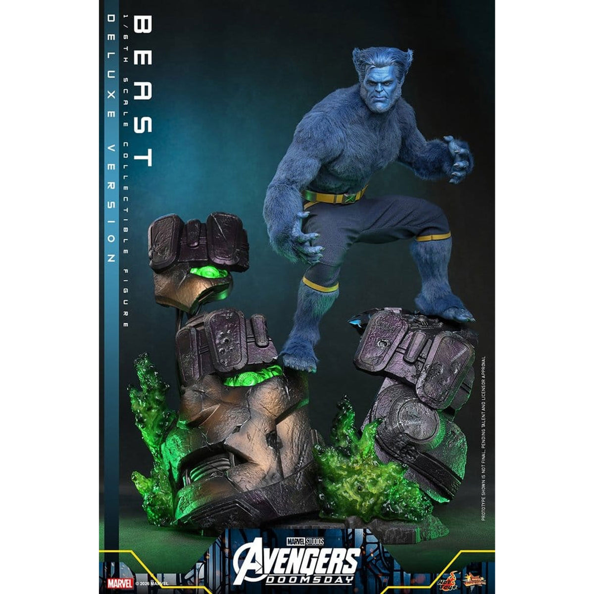 Marvel X-Men Movie Masterpiece 1/6 Beast (Deluxe Version) -Action Figure