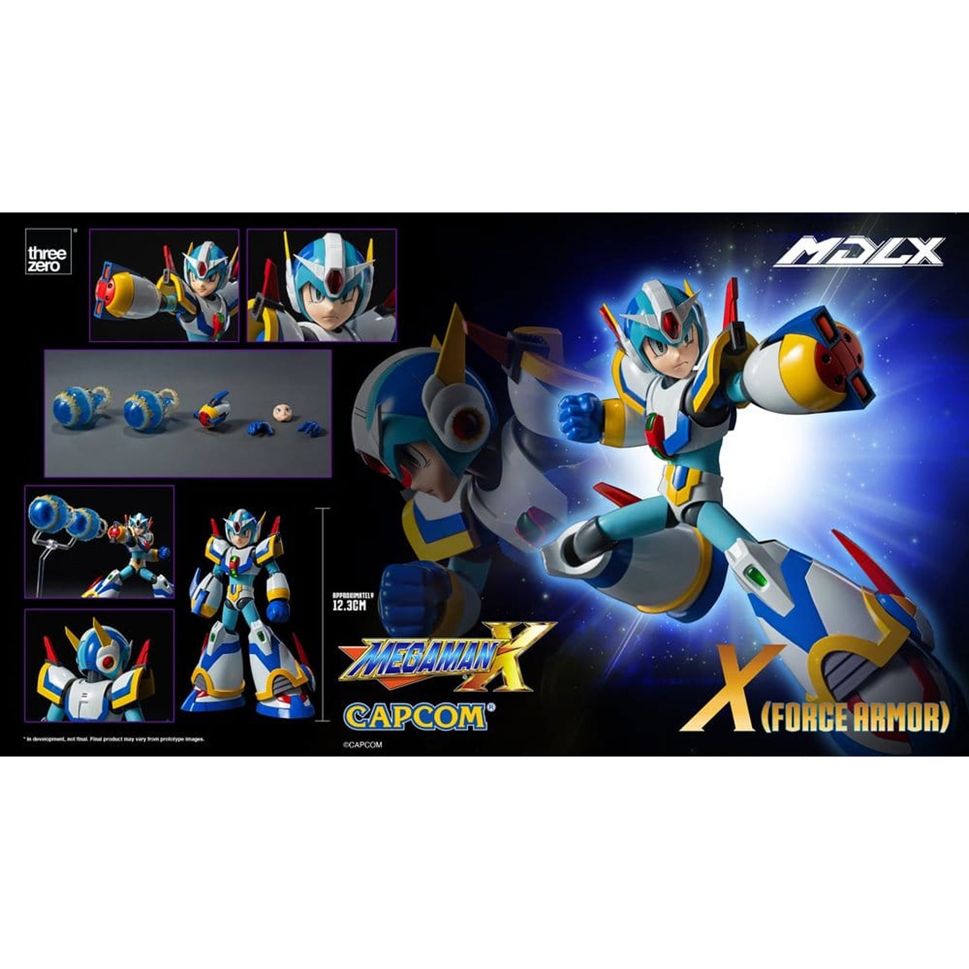 Mega Man X MDLX Rockman / Mega Man Force Armor -Action Figure