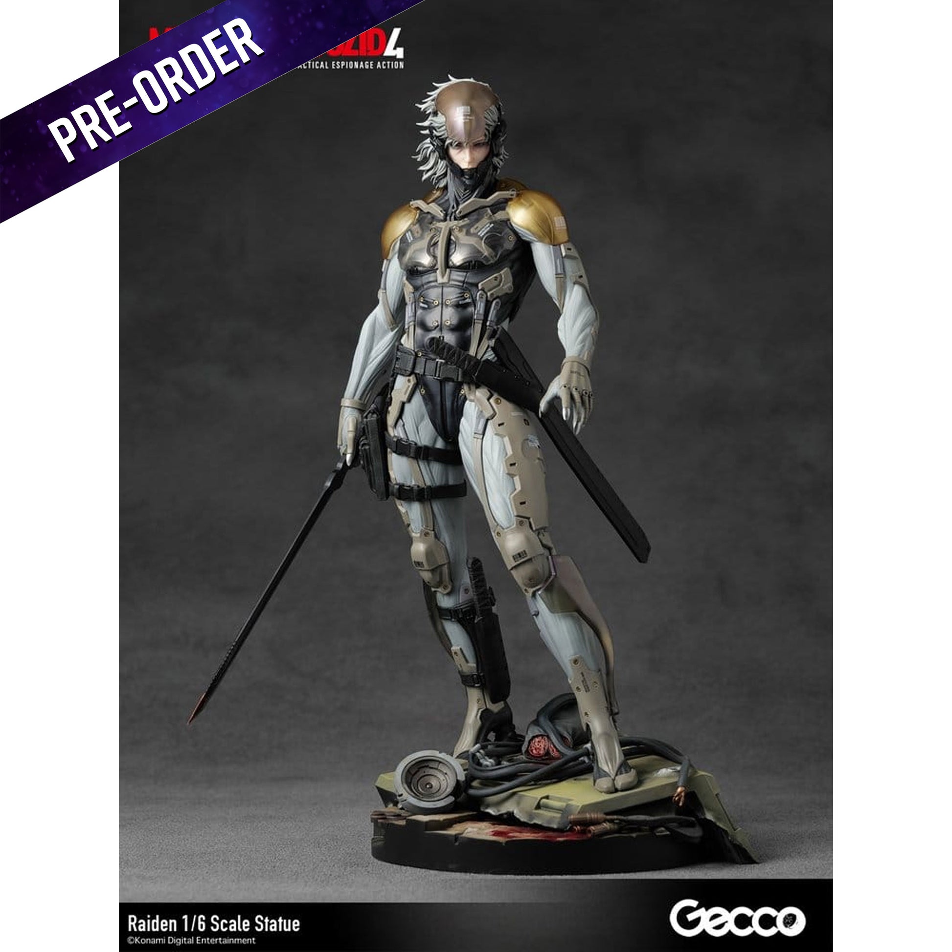 Metal Gear Solid 4 Guns of the Patriots 1/6 Raiden -Figuuri