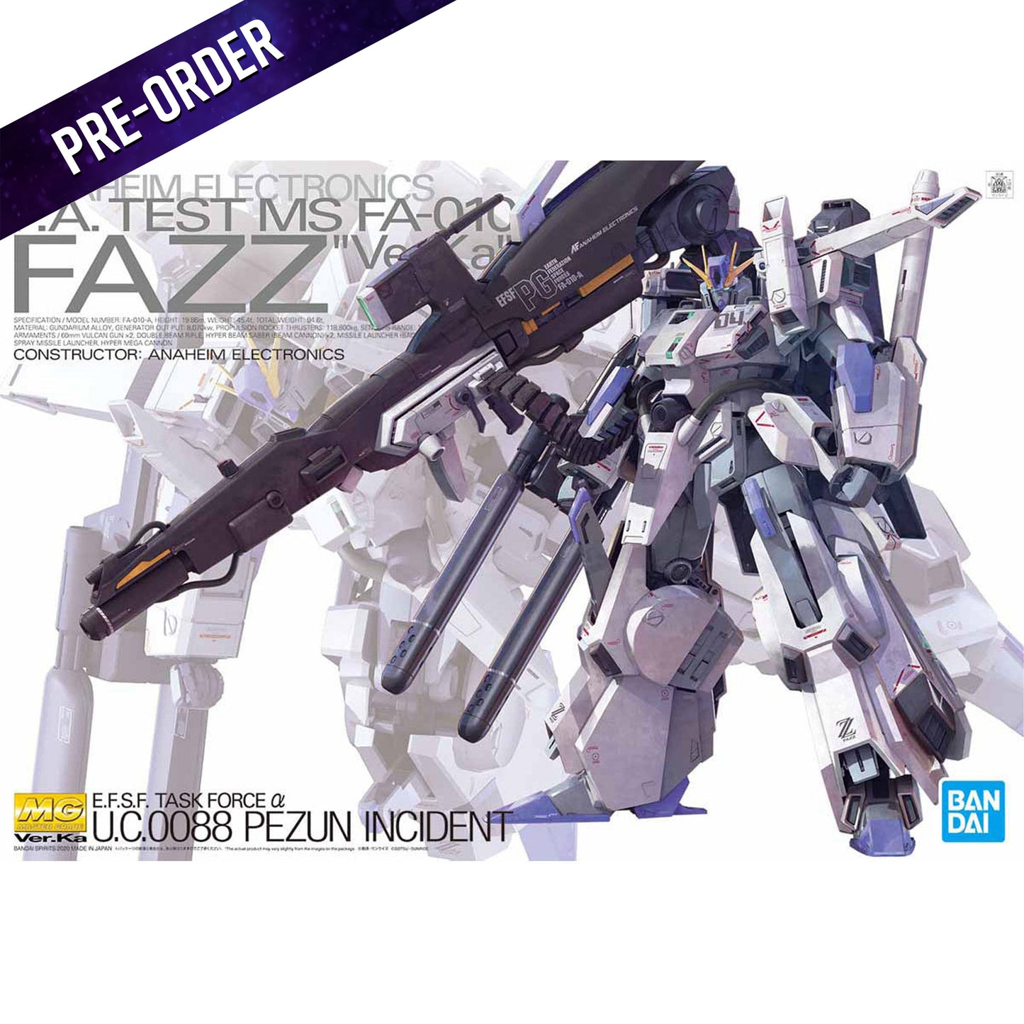 Mg Fazz Ver Ka 1/100 -Model Kit