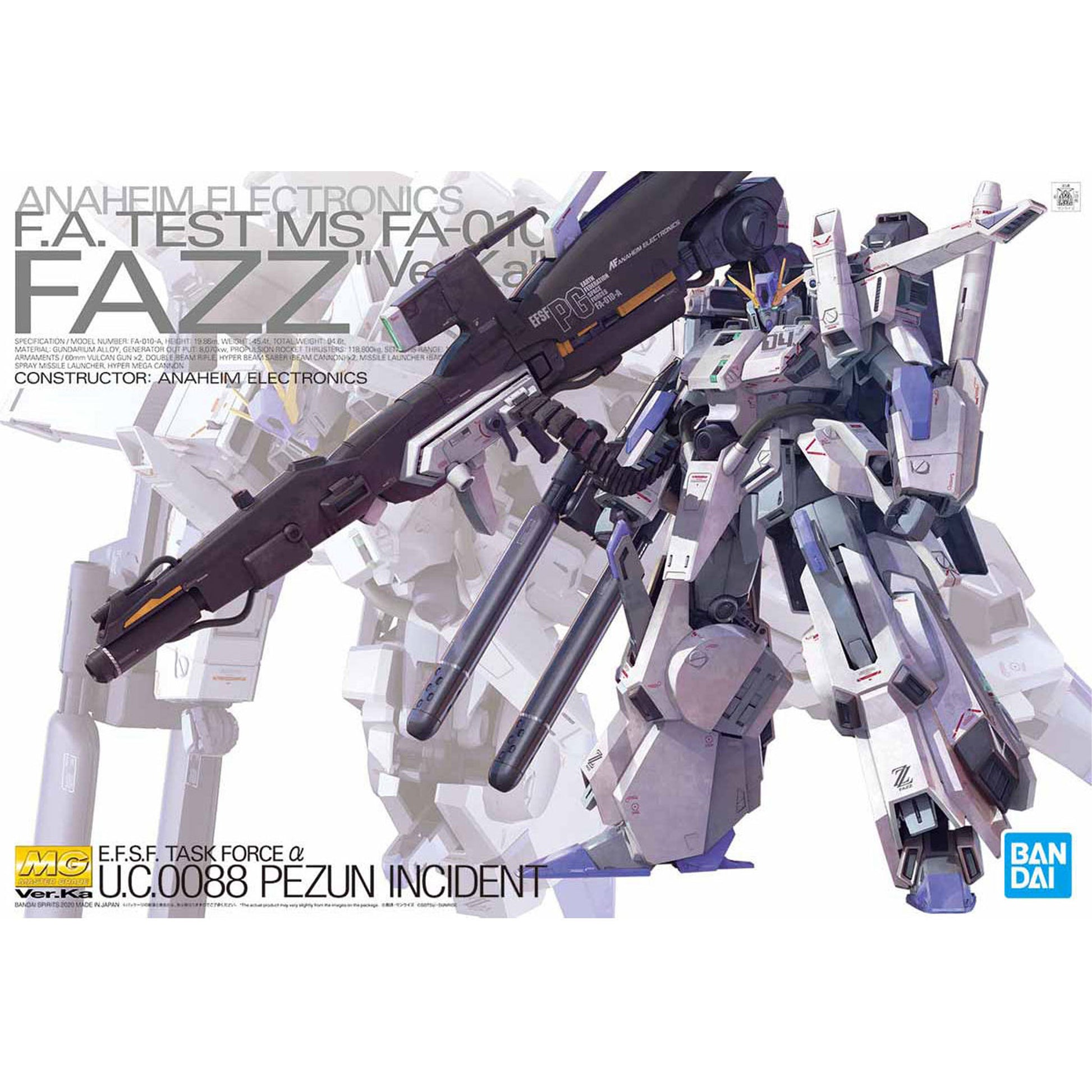 Mg Fazz Ver Ka 1/100 -Model Kit