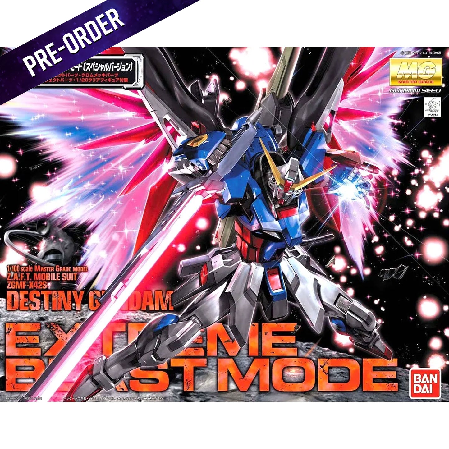 Mg Gundam Destiny Sp Ed 1/100 -Model Kit