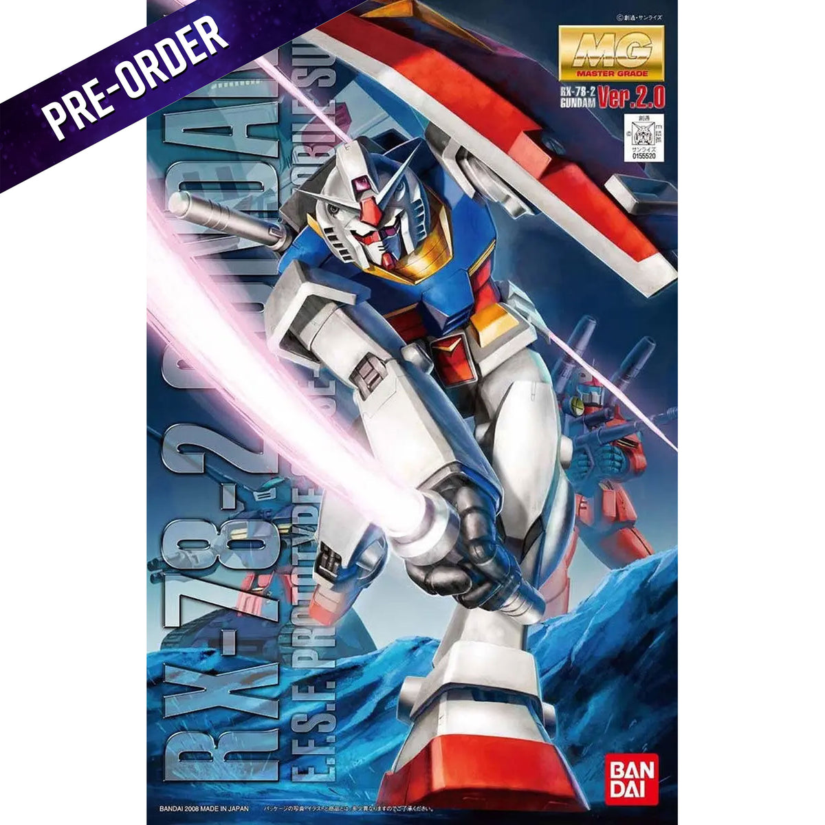 Mg Gundam Rx-78-2 Ver 2.0 1/100 -Model Kit