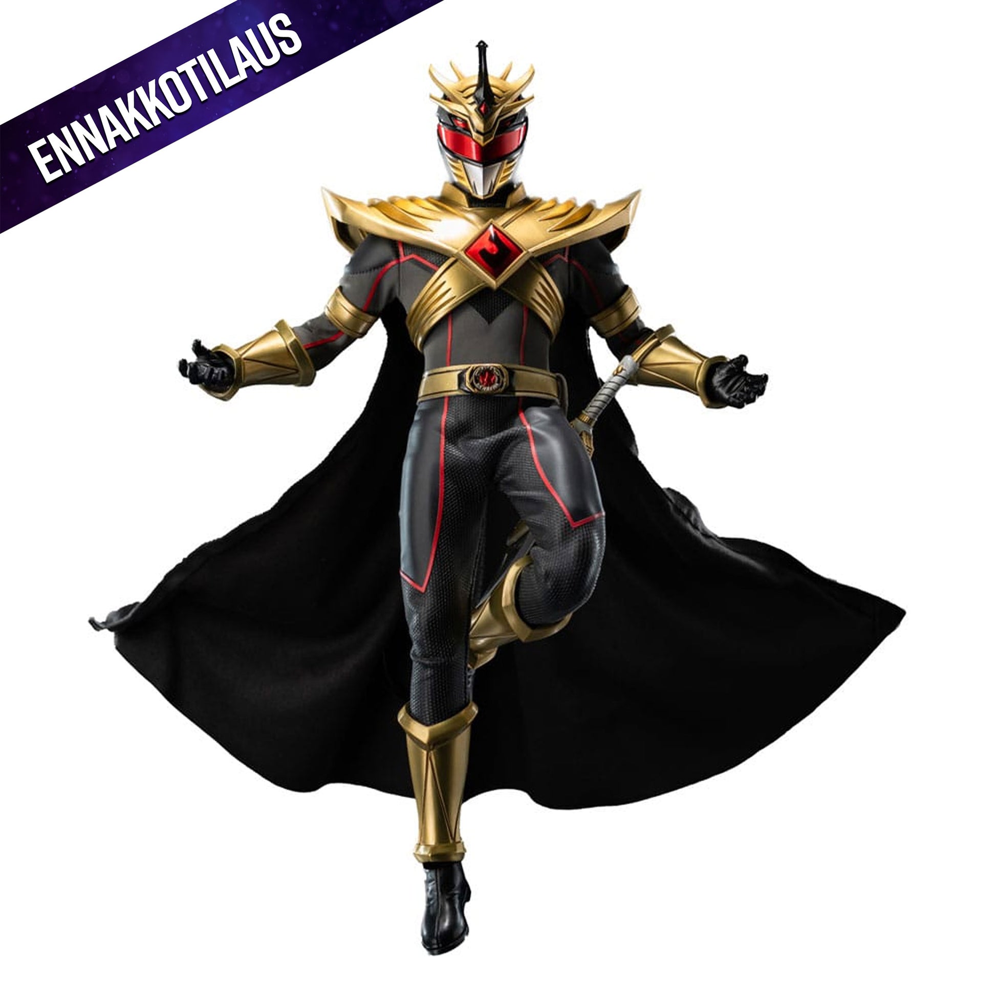 Mighty Morphin Power Rangers Shattered Grid FigZero 1/6 Lord Drakkon Evo III -Action Figuuri