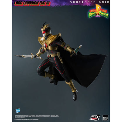 Mighty Morphin Power Rangers Shattered Grid FigZero 1/6 Lord Drakkon Evo III -Action Figuuri