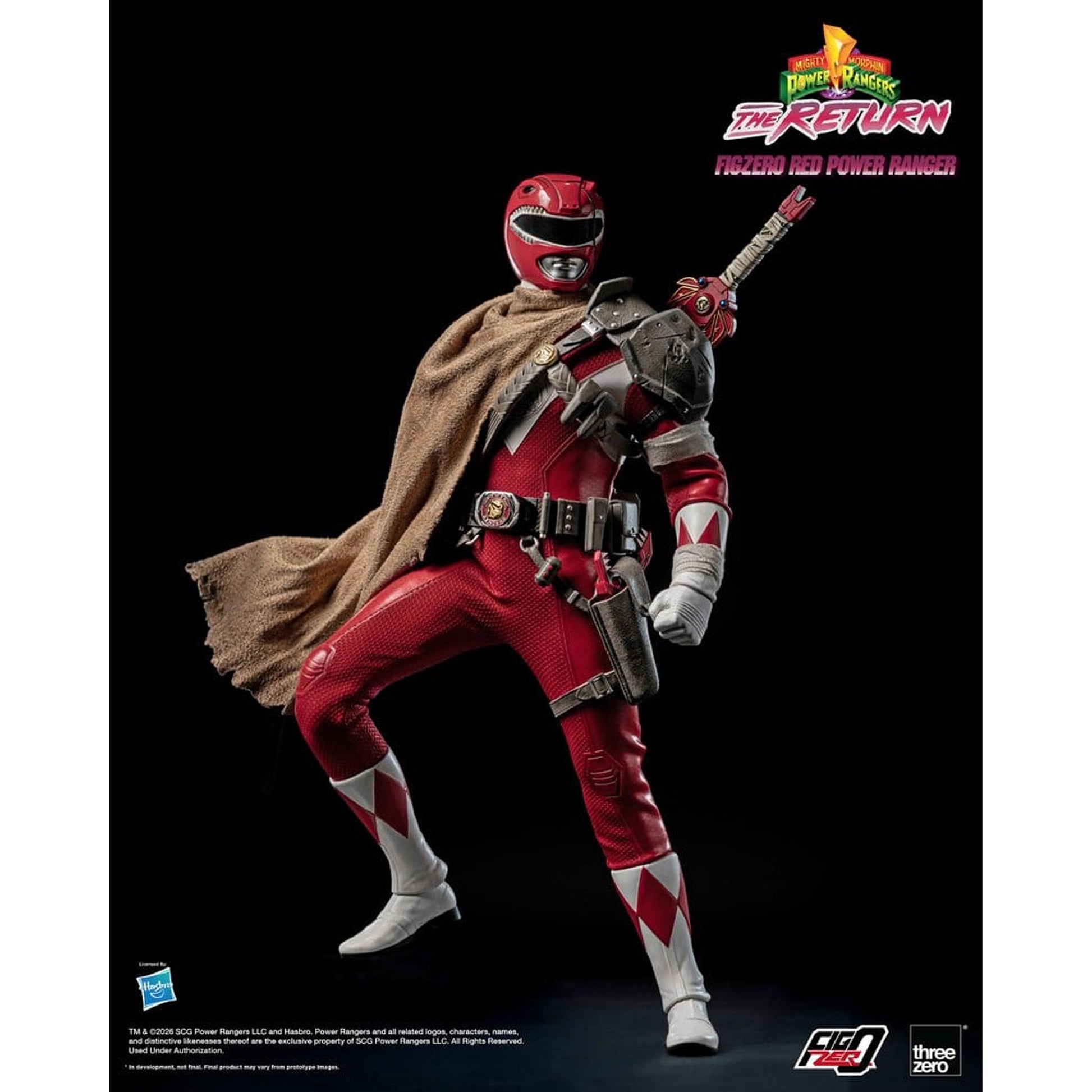 Mighty Morphin Power Rangers: The Return FigZero 1/6 Red Power Ranger -Action Figure