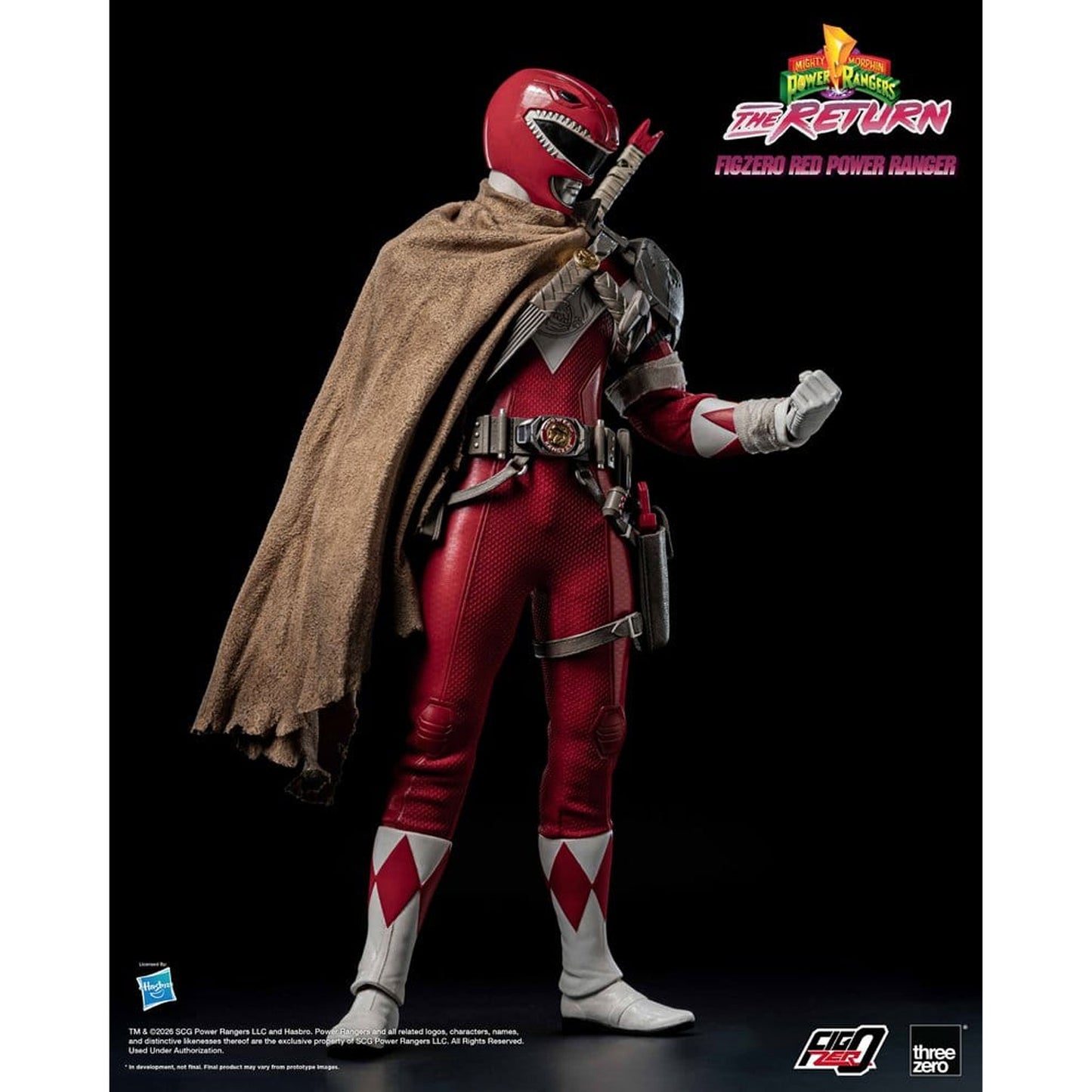 Mighty Morphin Power Rangers: The Return FigZero 1/6 Red Power Ranger -Action Figure