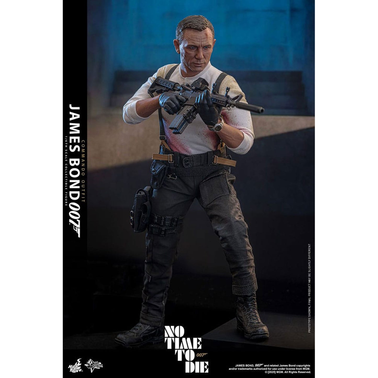 No Time To Die Movie Masterpiece Action Figure 1/6 James Bond (Commando Outfit) Hot Toys Exclusive