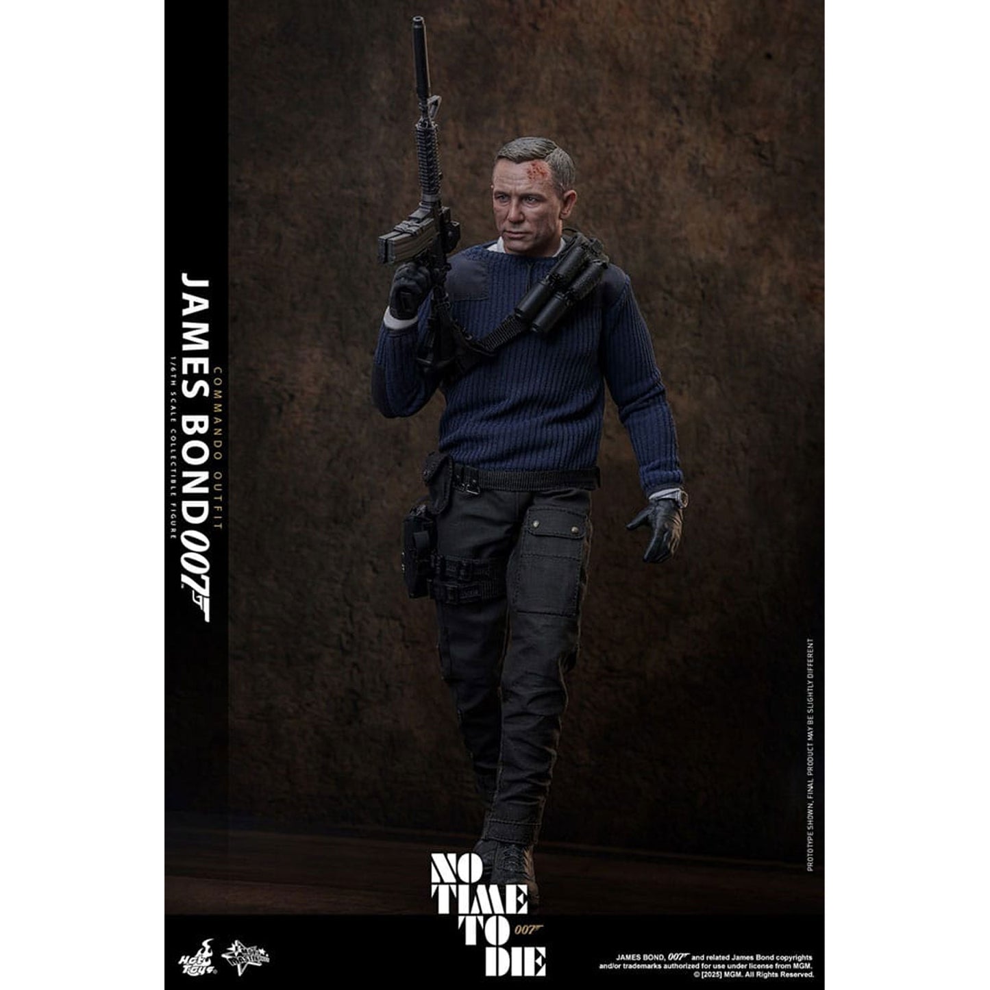 No Time To Die Movie Masterpiece Action Figure 1/6 James Bond (Commando Outfit) Hot Toys Exclusive