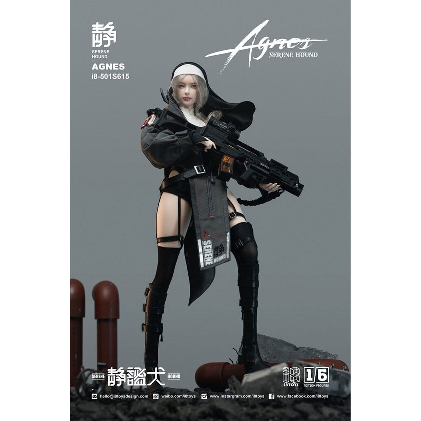 Original Character Action Figure 1/6 Serene Hound "Agnes"