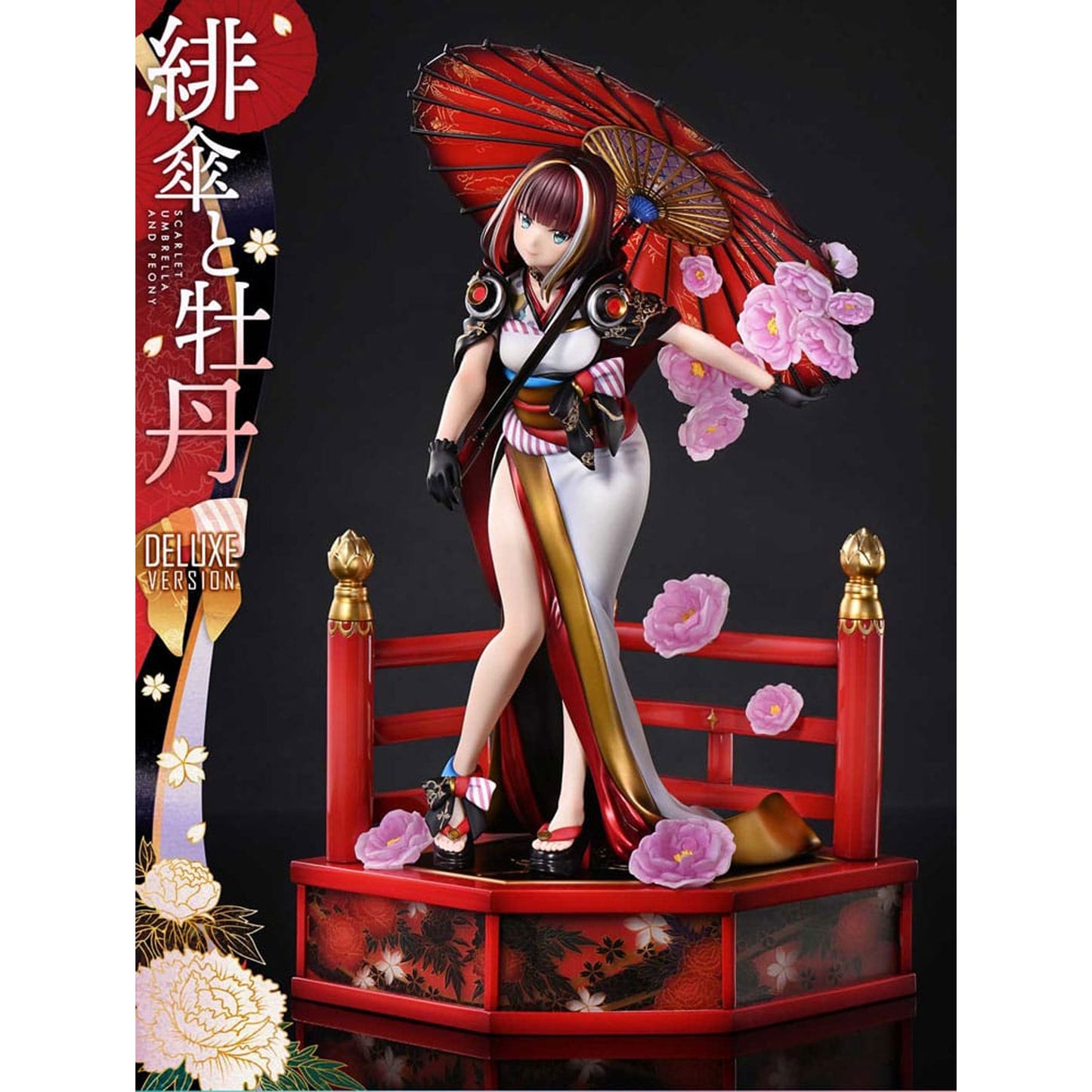 Original Illustration by Fuzichoco Prisma Wing 1/7 Scarlet Umbrella And Peony Deluxe Version