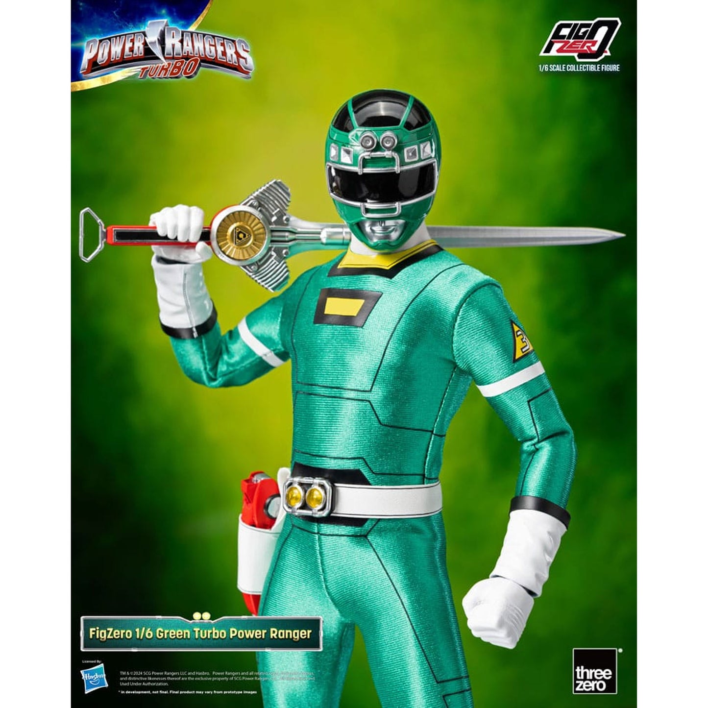 Power Rangers Turbo FigZero 1/6 Green Turbo Power Ranger