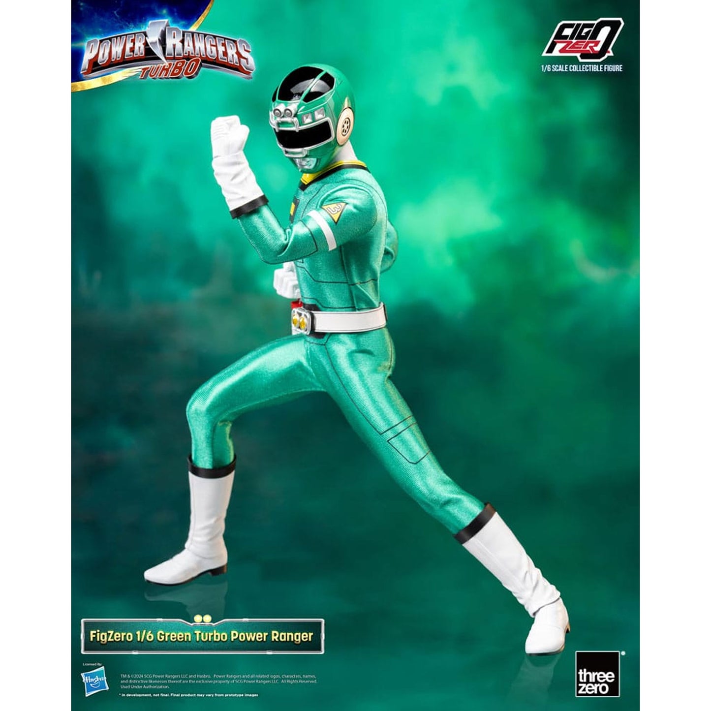 Power Rangers Turbo FigZero 1/6 Green Turbo Power Ranger