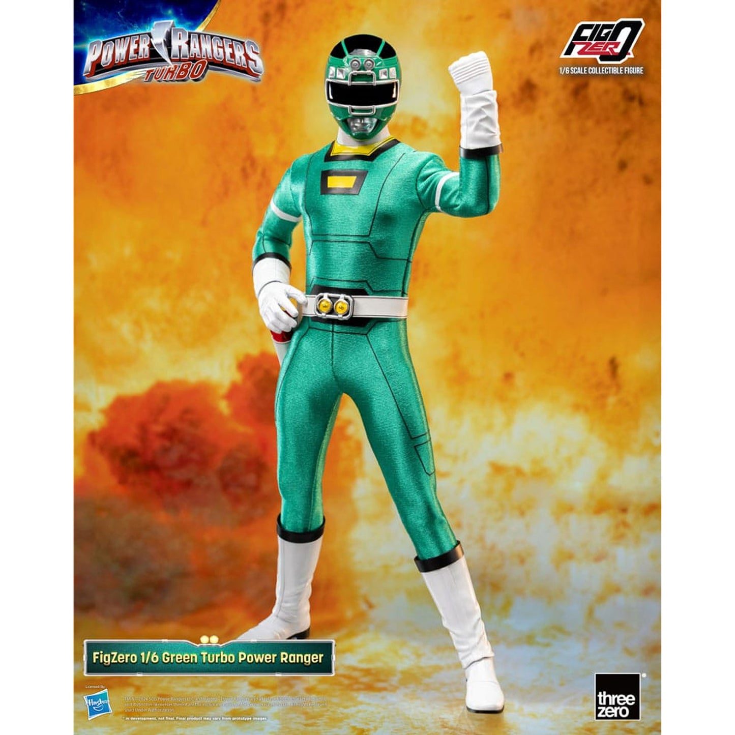 Power Rangers Turbo FigZero 1/6 Green Turbo Power Ranger