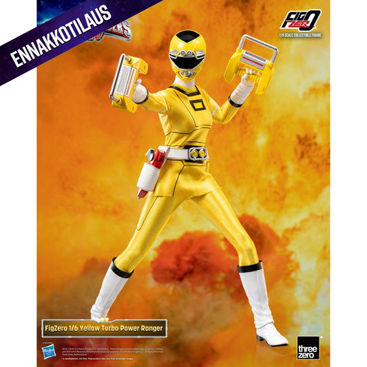 Power Rangers Turbo FigZero 1/6 Yellow Turbo Power Ranger