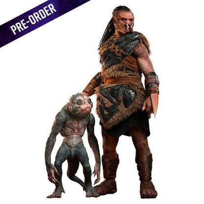 Predator: Badlands Movie Masterpiece 2-Pack 1/6 Dek (Bone Bison Armor) and Bud -Action Figures