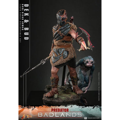 Predator: Badlands Movie Masterpiece 2-Pack 1/6 Dek (Bone Bison Armor) and Bud -Action Figures