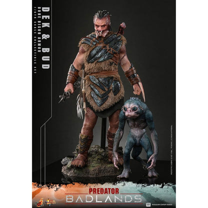 Predator: Badlands Movie Masterpiece 2-Pack 1/6 Dek (Bone Bison Armor) and Bud -Action Figures