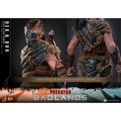 Predator: Badlands Movie Masterpiece 2-Pack 1/6 Dek (Bone Bison Armor) and Bud -Action Figures