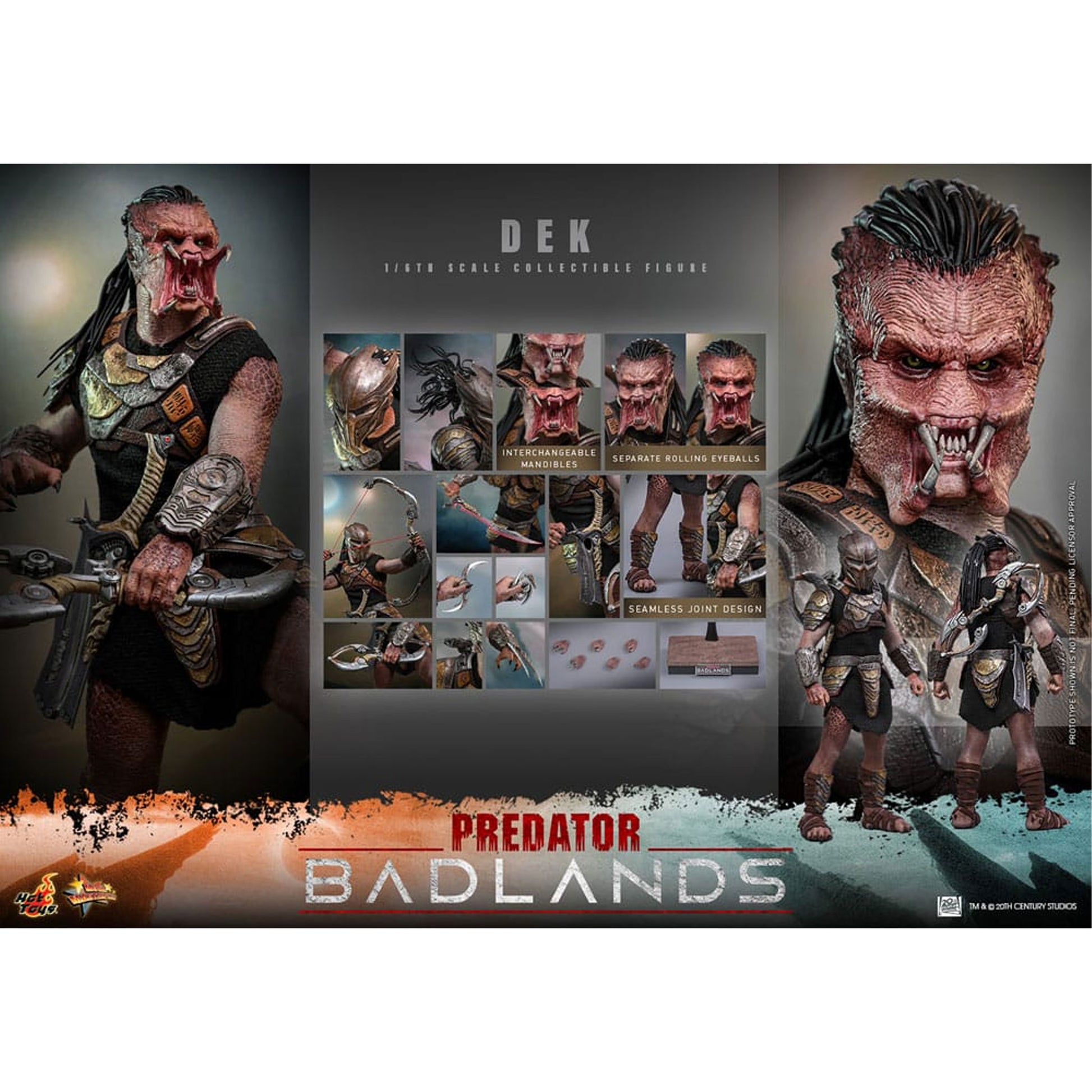 Predator: Badlands Movie Masterpiece 1/6 Dek -Action Figure