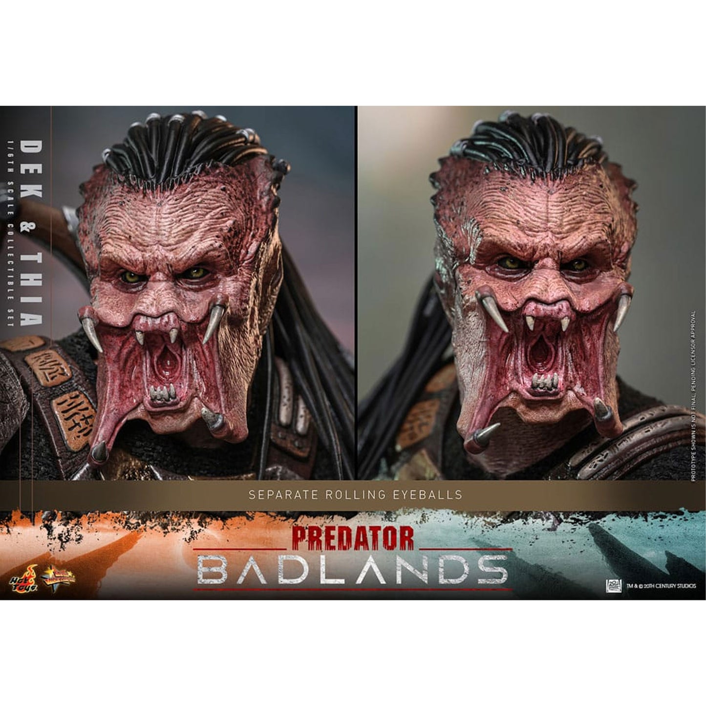 Predator: Badlands Movie Masterpiece 1/6 Dek & Thia -Action Figure