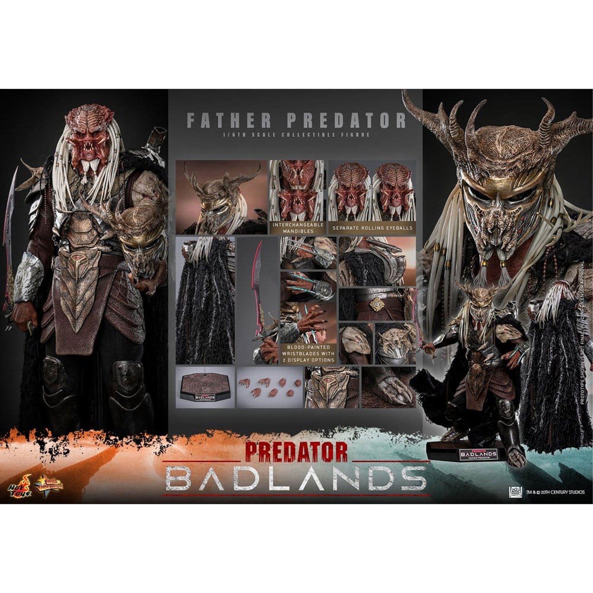 Predator: Badlands Movie Masterpiece 1/6 Njohrr -Action Figure