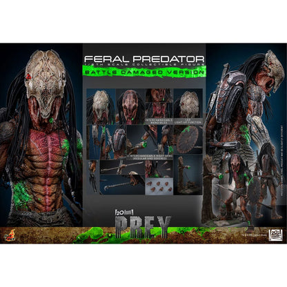Prey 1/6 Feral Predator (Battle Damaged Version) -Action Figure
