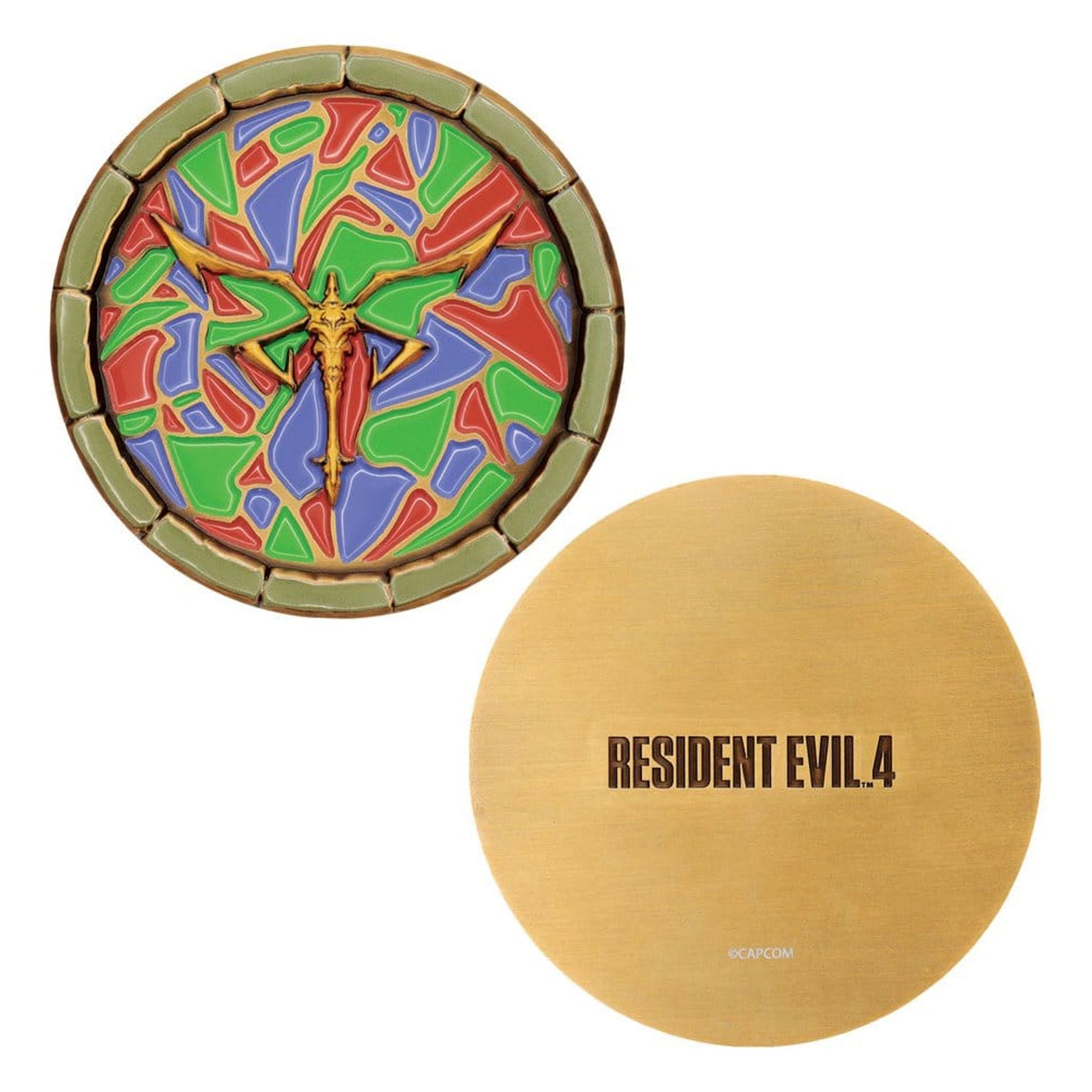 Resident Evil 4 Church Puzzle Medallion Set -Replica