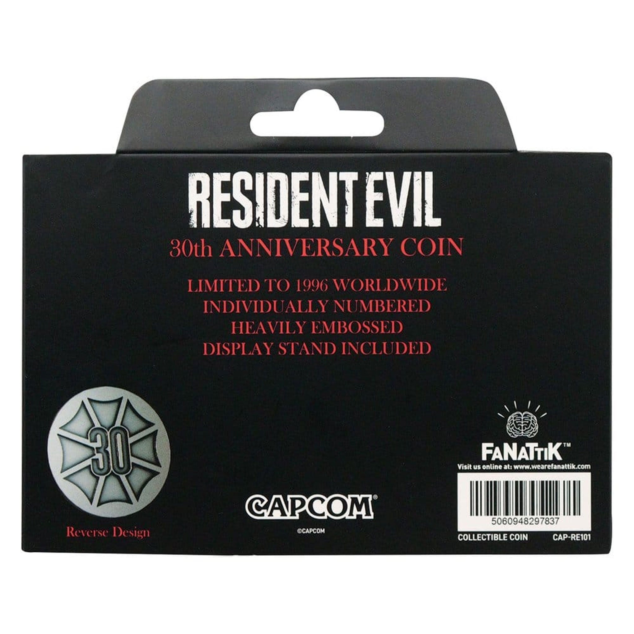 Resident Evil Collectable Coin 30th Anniversary -Kolikko – Animekauppa ...