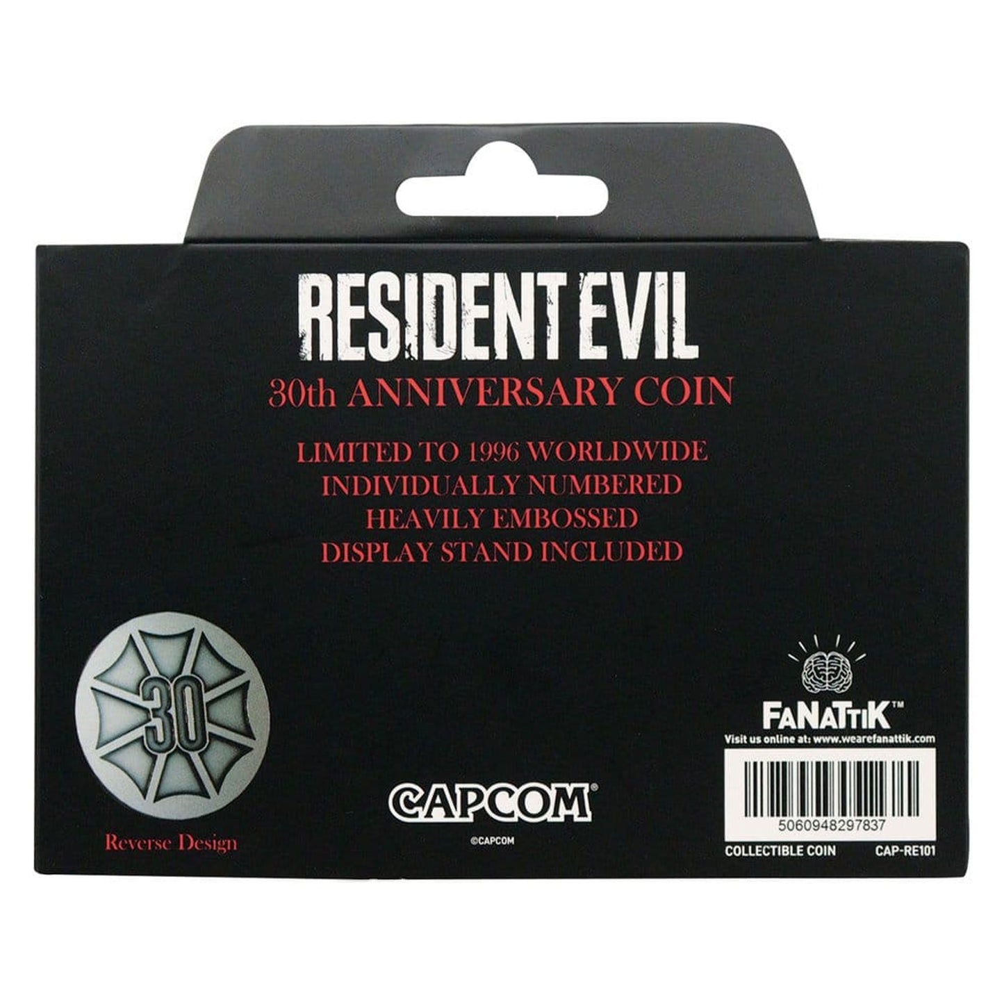 Resident Evil Collectible Coin 30th Anniversary -Coin