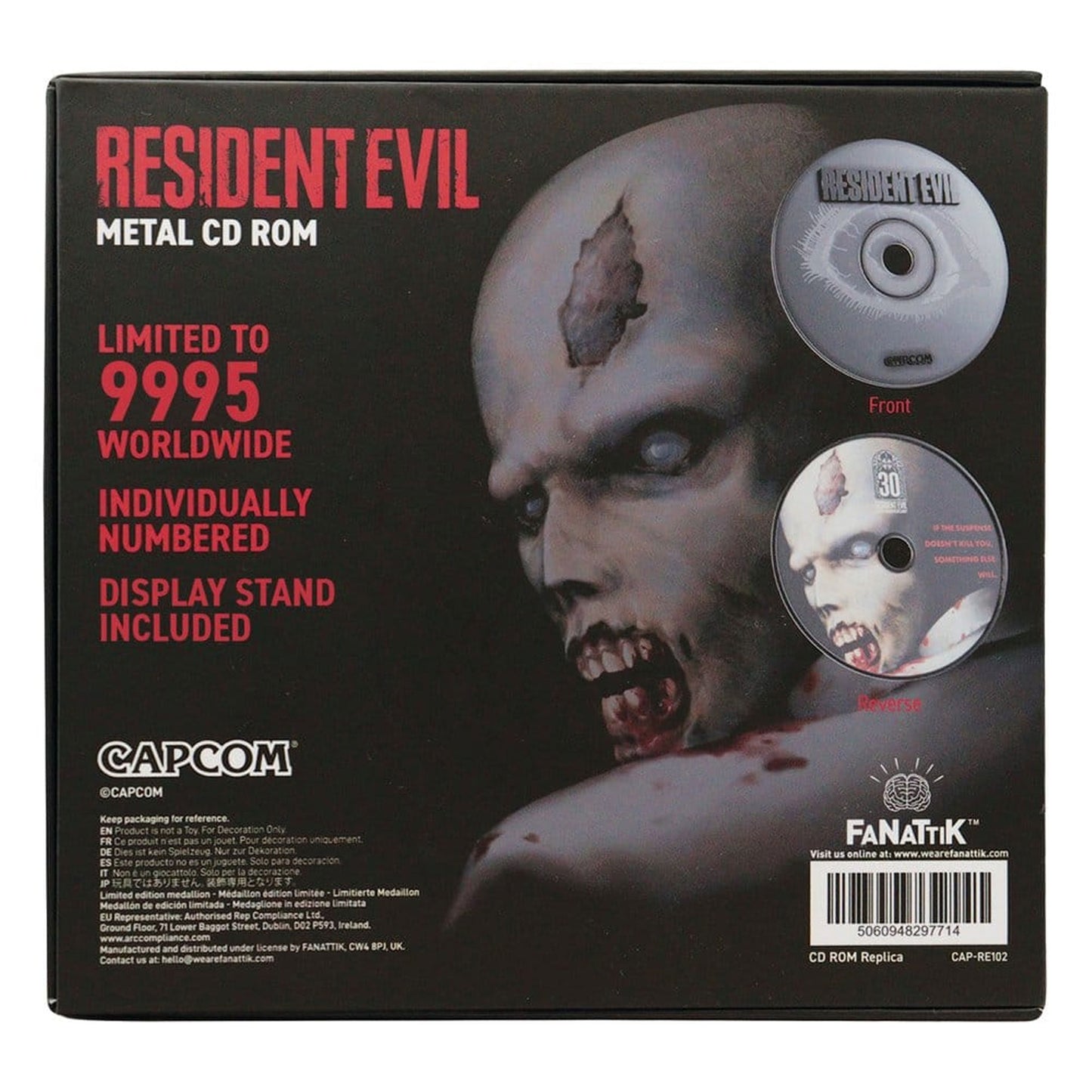 Resident Evil CD-ROM 30th Anniversary Limited Edition -Replica