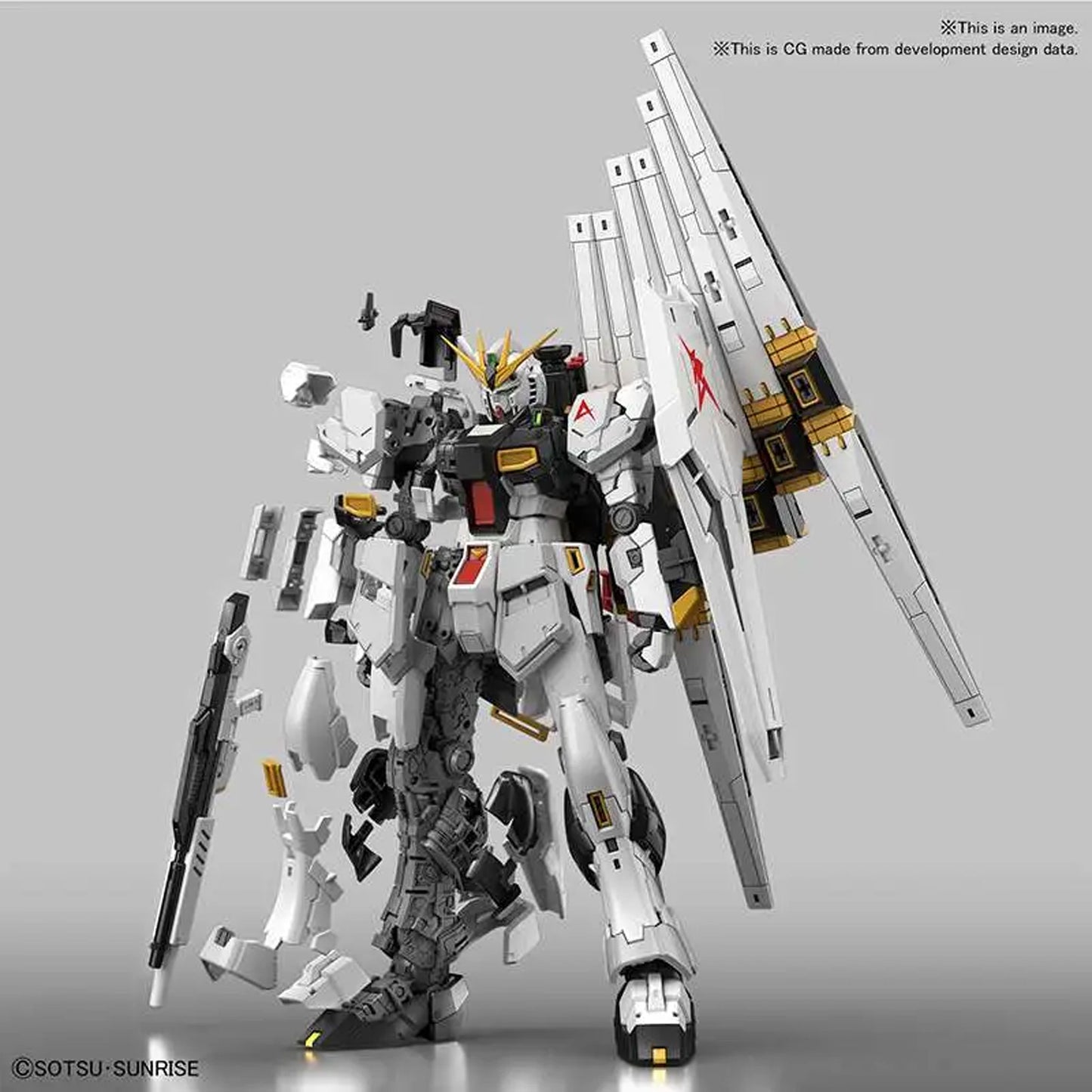 Rg Gundam Nu 1/144 -Model Kit