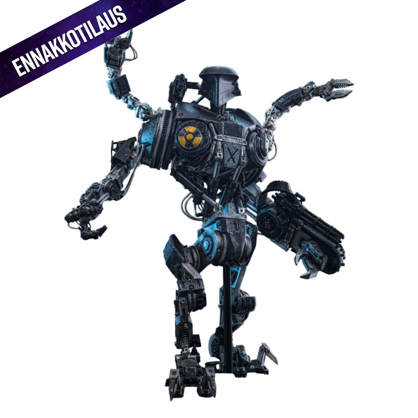 RoboCop 2 Movie Masterpiece Diecast Action Figure 1/6 RoboCain