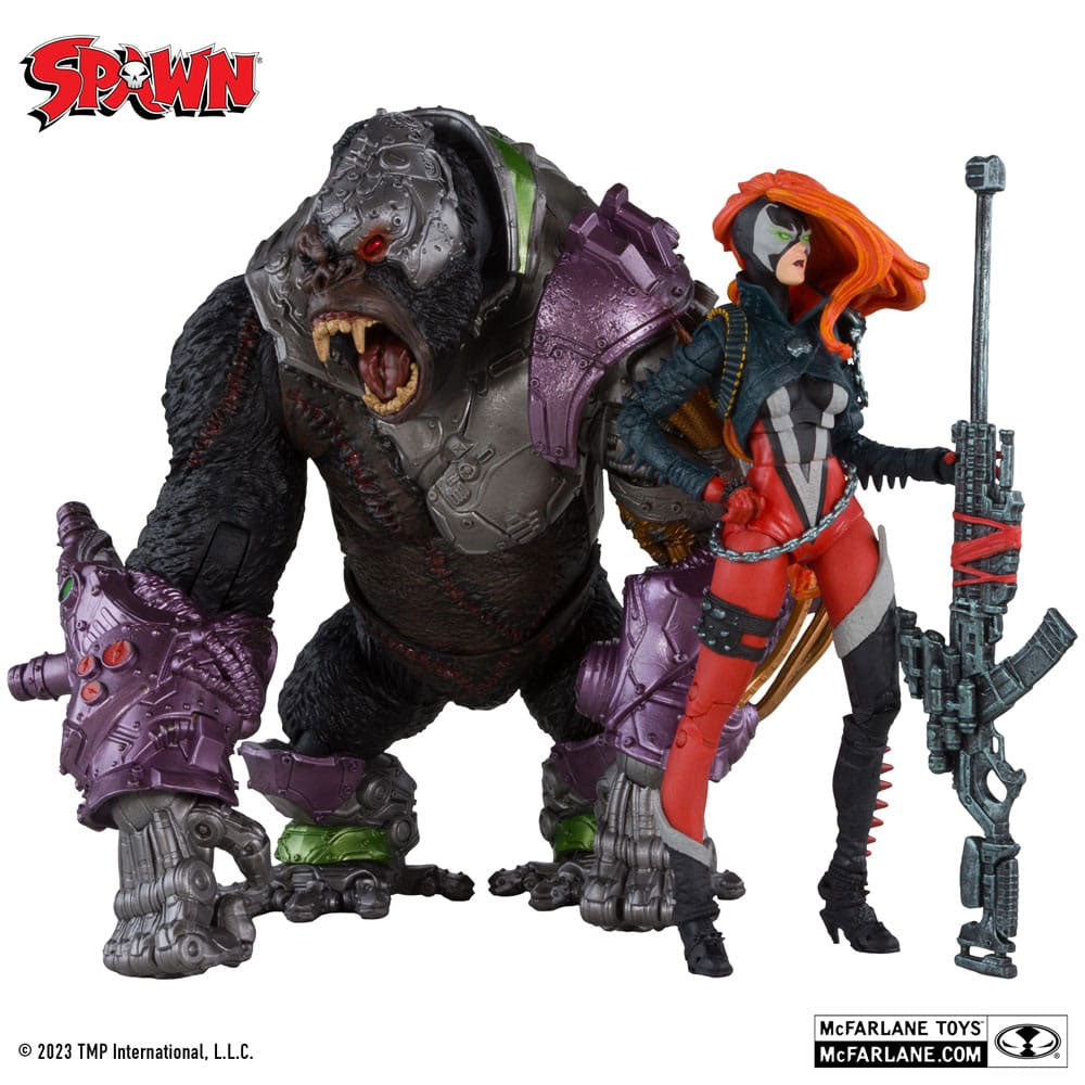 Spawn 2 Pack She Spawn & Cygor (Gold Label)