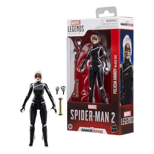 Spider-Man 2 Marvel Legends Gamerverse Action Figure Felicia Hardy (Black Cat)