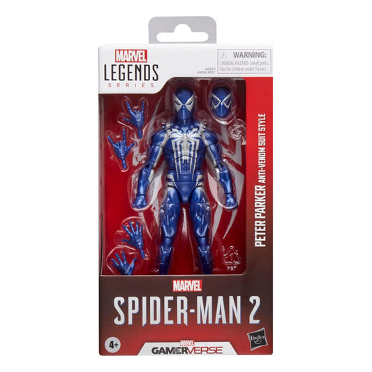 Spider-Man 2 Marvel Legends Gamerverse Action Figure Peter Parker (Anti-Venom Suit Style)