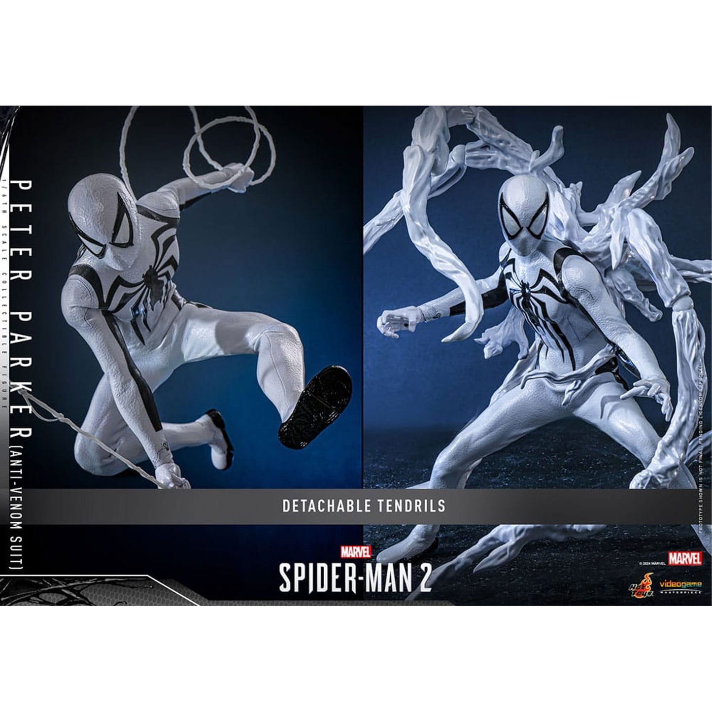 Spider-Man 2 Video Game Masterpiece 1/6 Peter Parker (Anti-Venom Suit)