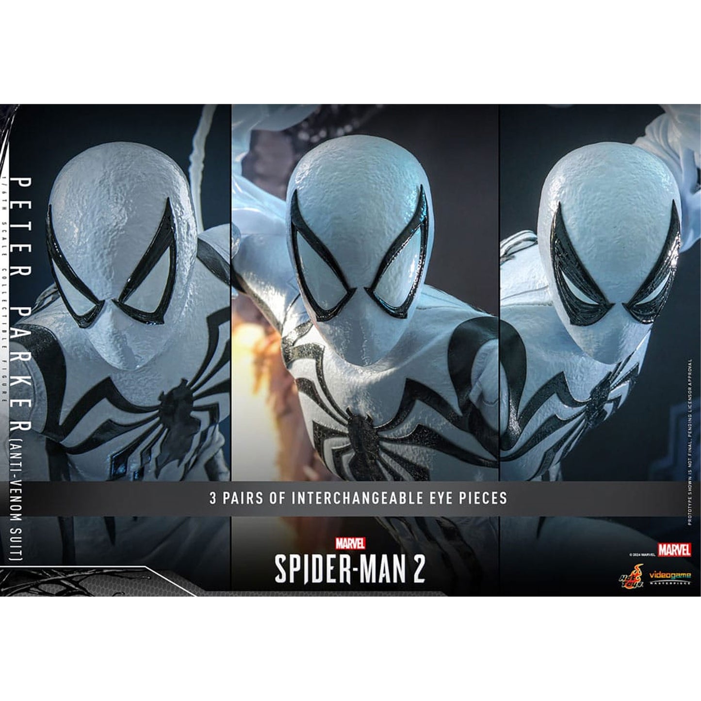 Spider-Man 2 Video Game Masterpiece 1/6 Peter Parker (Anti-Venom Suit)