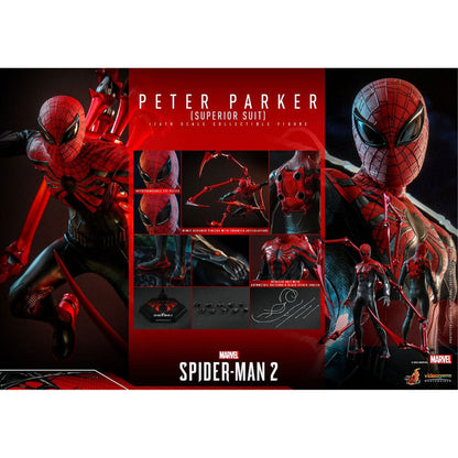 Spider-Man 2 Video Game Masterpiece 1/6 Peter Parker (Superior Suit)