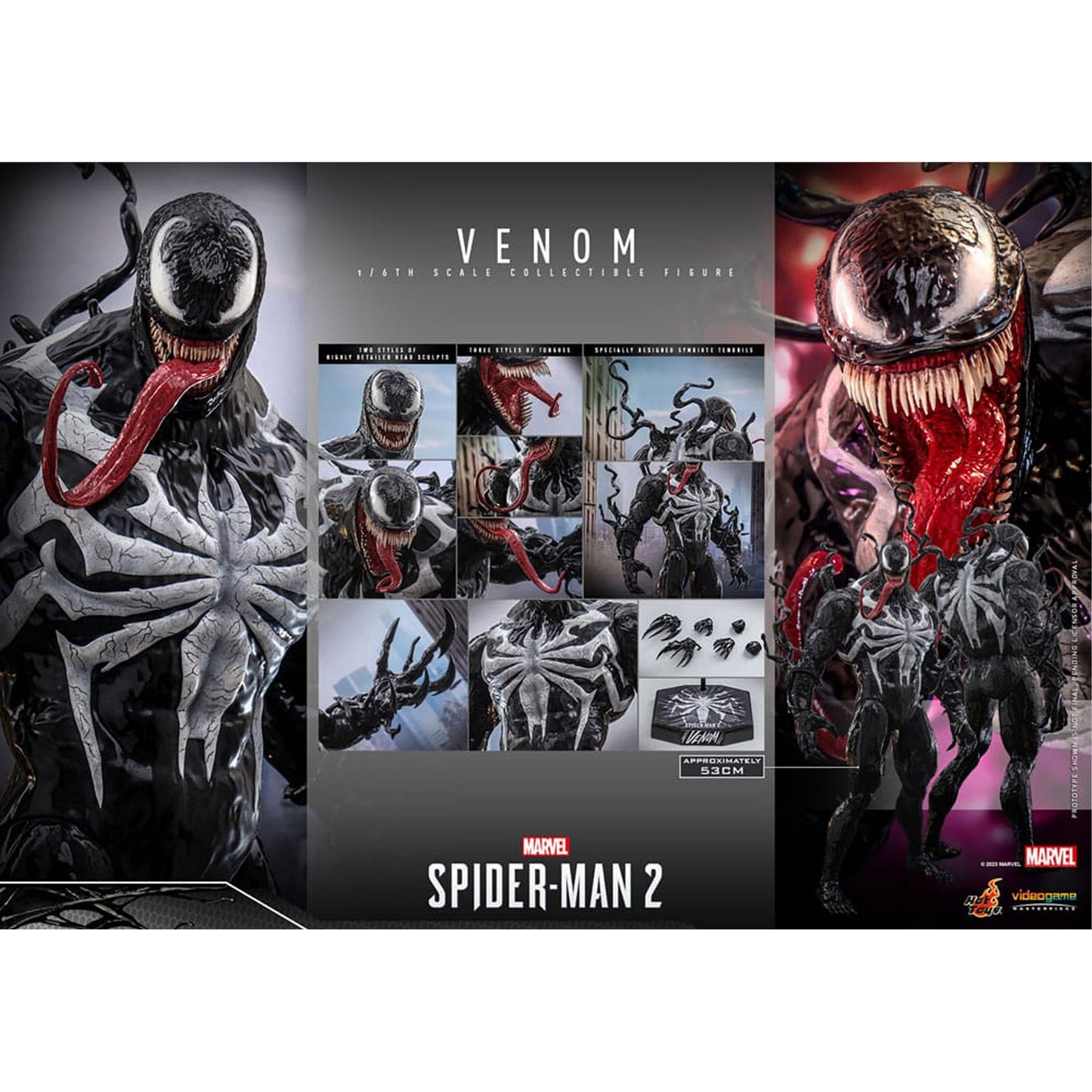 Spider-Man 2 Videogame Masterpiece Action Figure 1/6 Venom