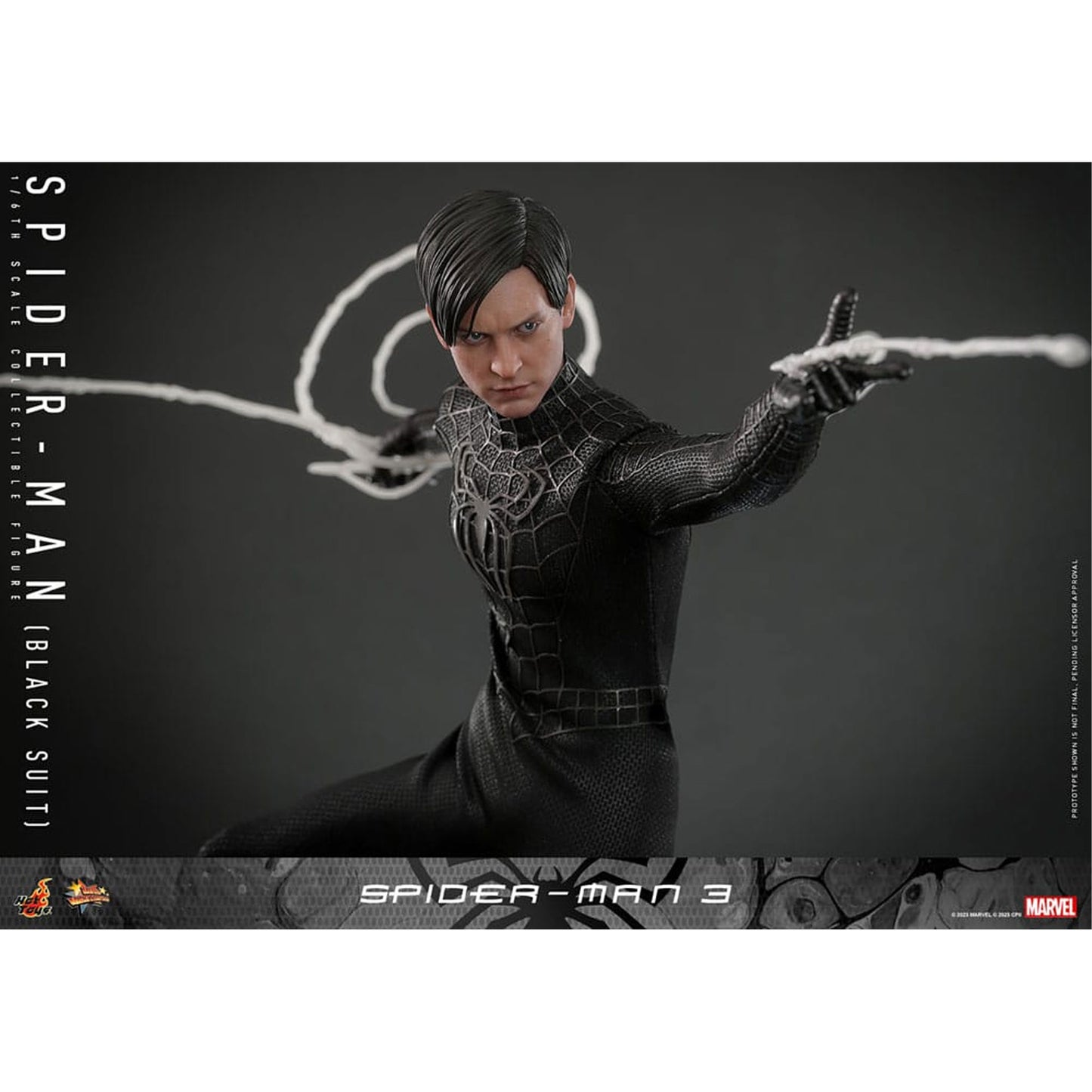 Spider-Man 3 Movie Masterpiece 1/6 Spider-Man (Black Suit)