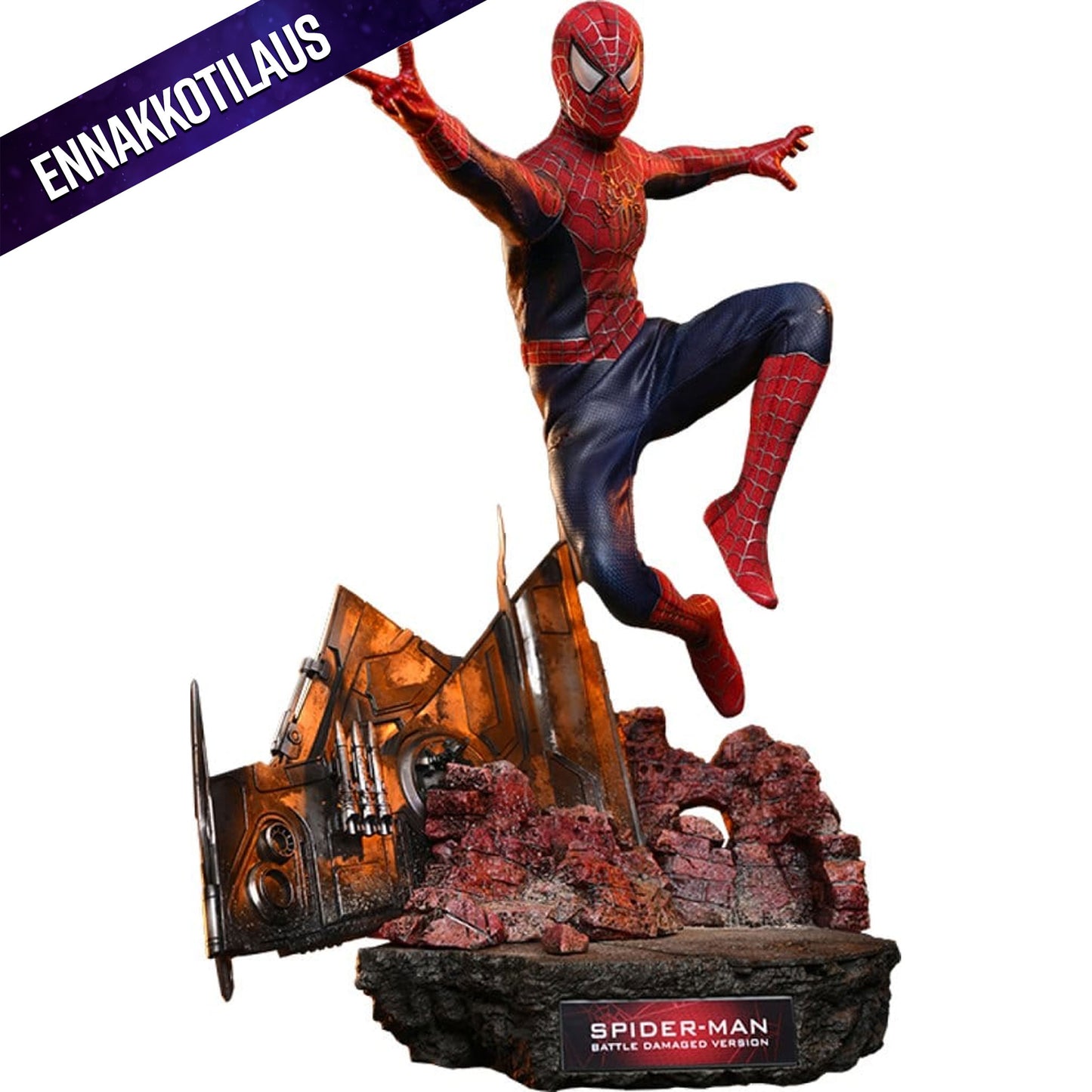 Spider-Man Movie Masterpiece 1/6 Spider-Man (Battle Damaged Version) -Action Figure