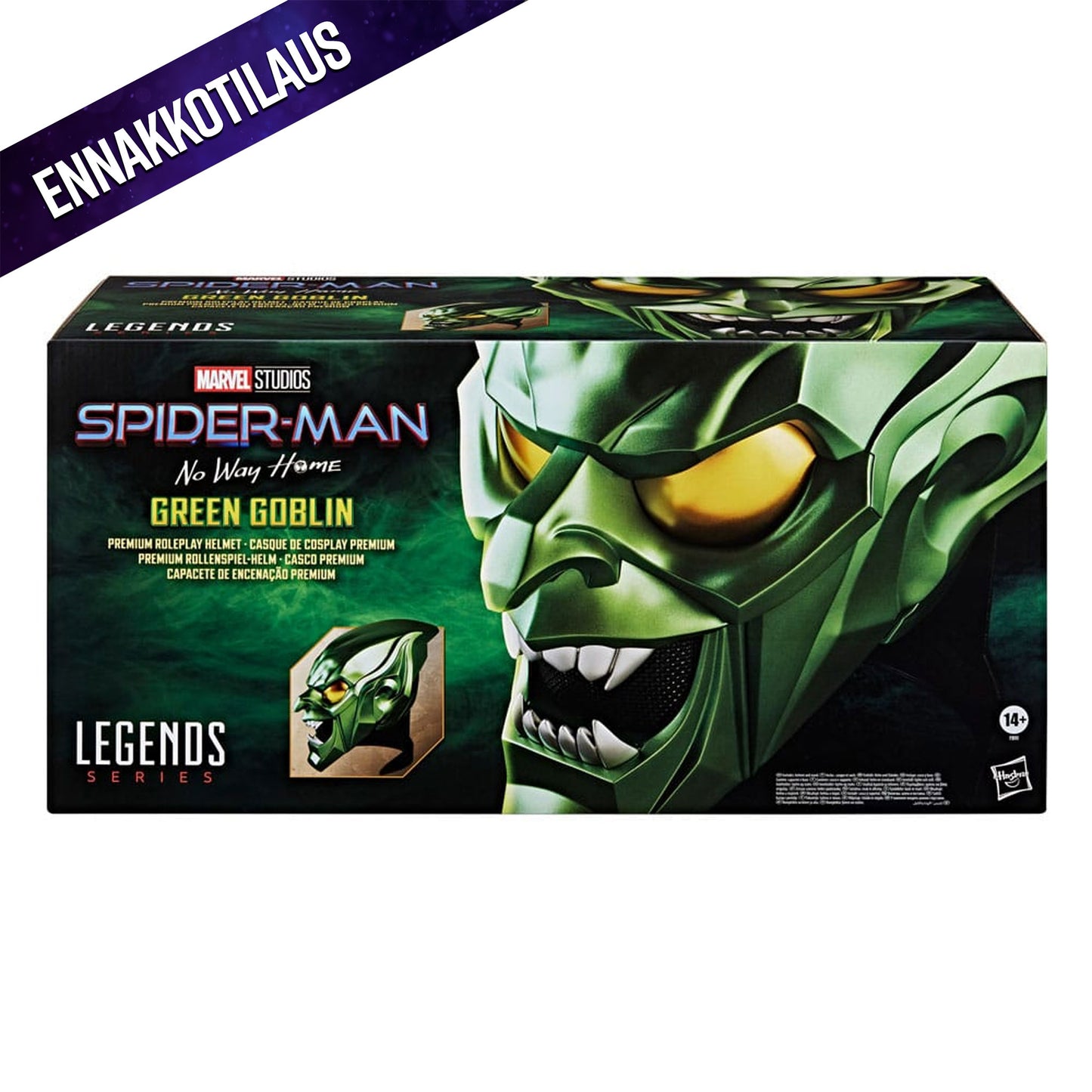 Spider-Man: No Way Home Marvel Legends Roleplay Replica Green Goblin Premium Helmet