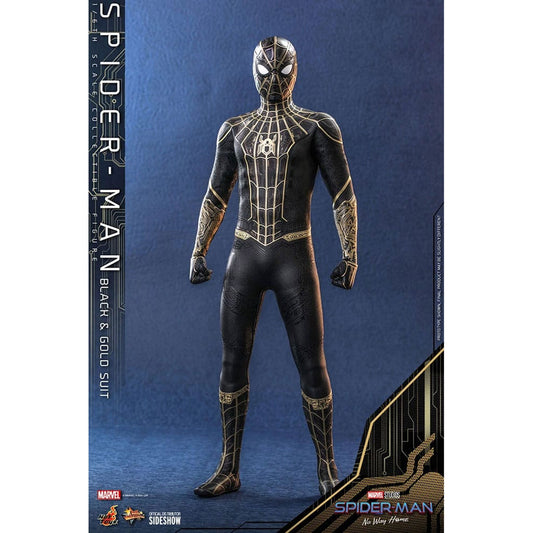 Spider-Man: No Way Home Movie Masterpiece 1/6 Spider-Man (Black & Gold Suit)