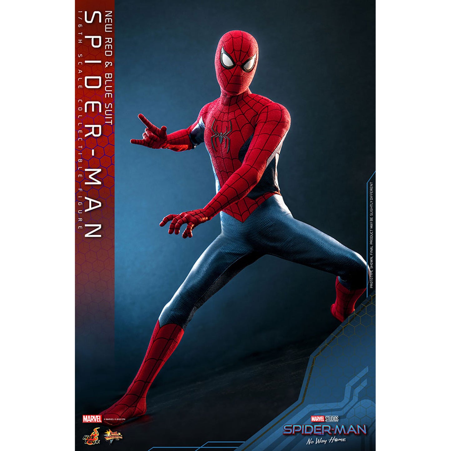 Spider-Man: No Way Home Movie Masterpiece 1/6 Spider-Man (New Red and Blue Suit)