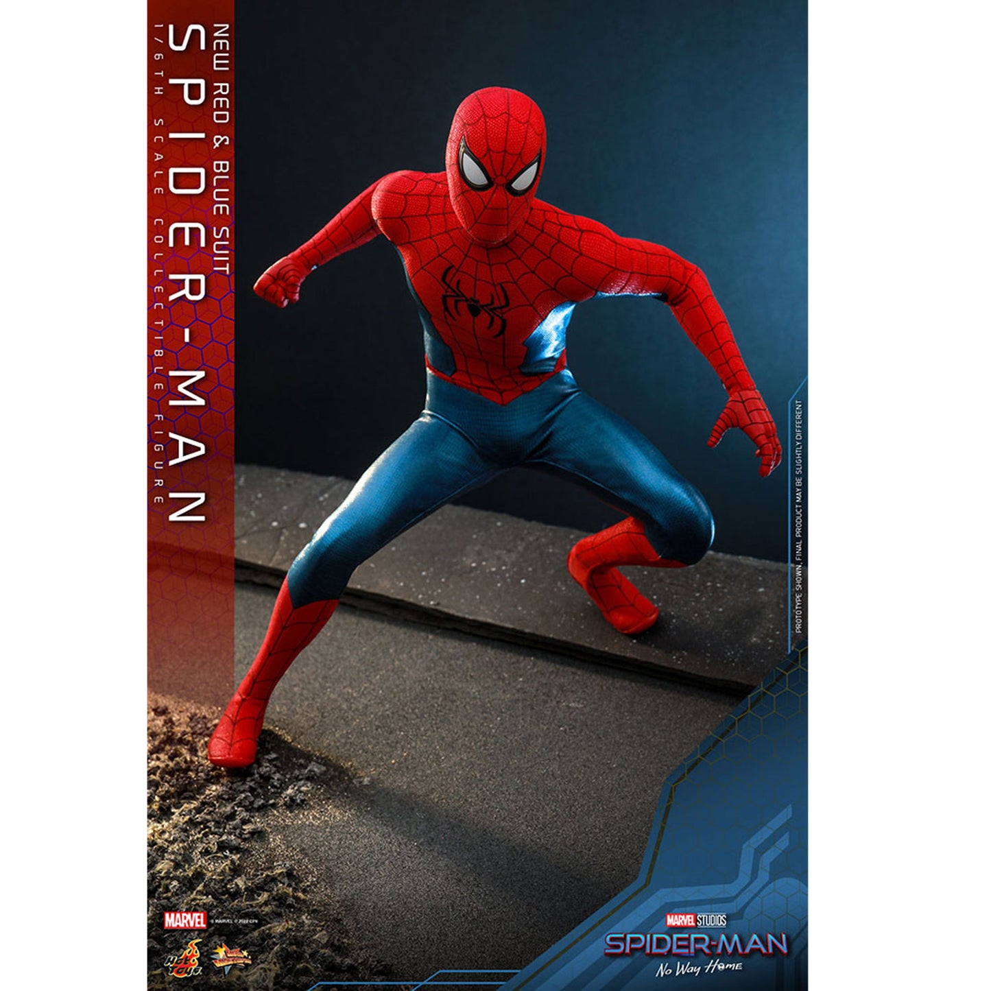 Spider-Man: No Way Home Movie Masterpiece 1/6 Spider-Man (New Red and Blue Suit)