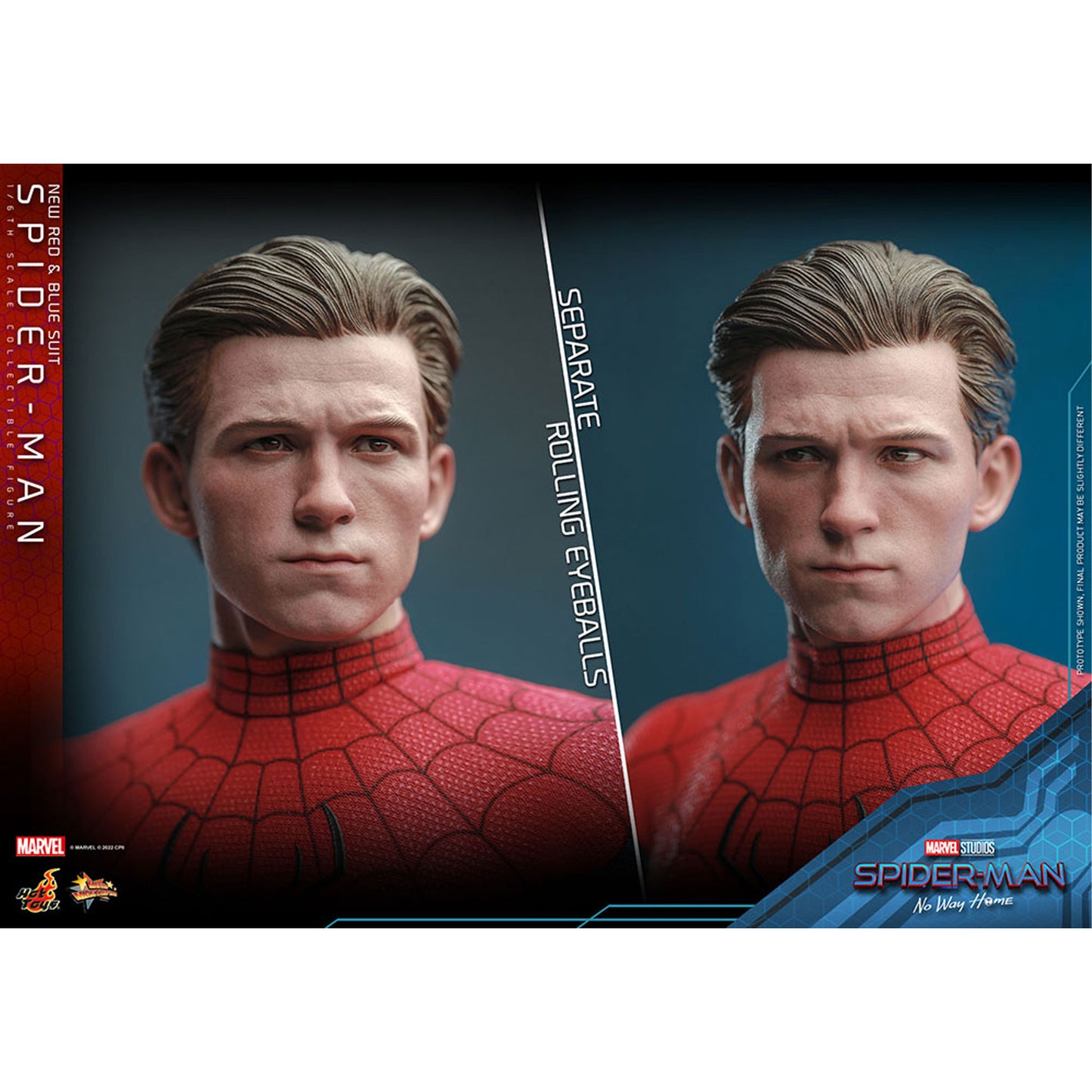 Spider-Man: No Way Home Movie Masterpiece 1/6 Spider-Man (New Red and Blue Suit)